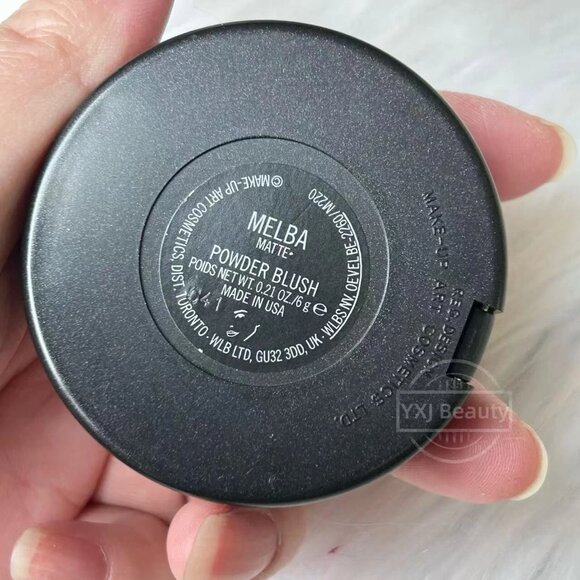 New MAC Powder Blush Shade MELBA MATTE Full Size 0.21 oz/6 g~100% Authentic - Picture 3 of 3
